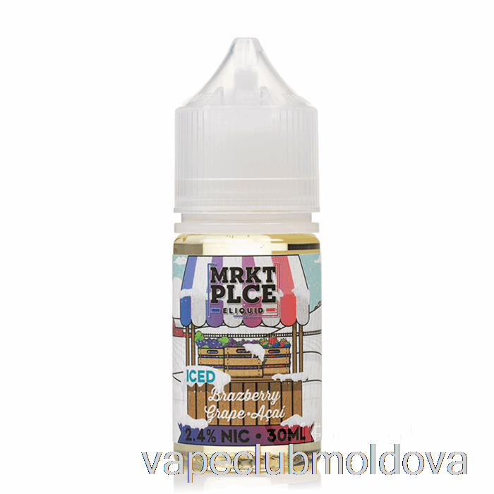 Kit Vape Pod Gheață Brazberry Struguri Acai - Săruri Mrkt - 30ml 24mg